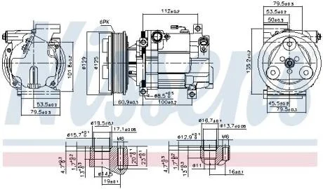 Компресор кондиціонера First Fit NISSENS 89549