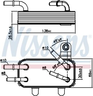 Масляний радіатор NISSENS 90951