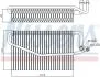DB Випарник W203, W463 02- NISSENS 92245 (фото 6)