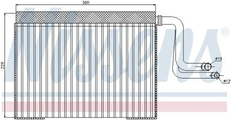 Радіатор кондиціонера NISSENS 92268