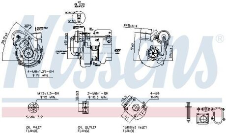 CITROEN Турбіна JUMPER I 2.8 00-, FIAT, PEUGEOT NISSENS 93041