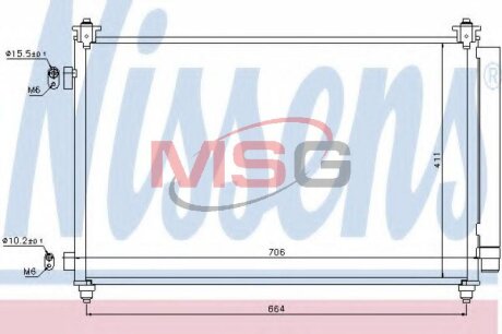 Конденсор NISSENS 940253