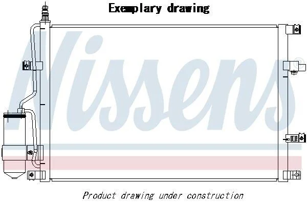 Конденсер NISSENS 941222 (фото 1)
