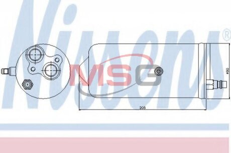 Осушувач кондиціонера NISSENS 95329