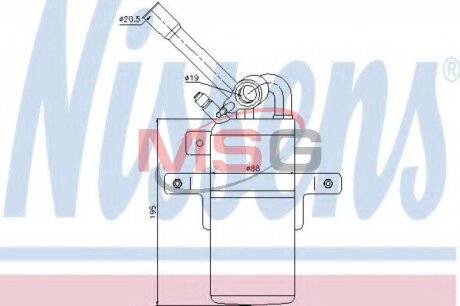Осушувач NISSENS 95331