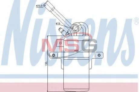 Осушувач NISSENS 95331