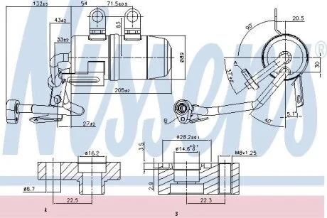 Осушувач кондиціонера NISSENS 95384