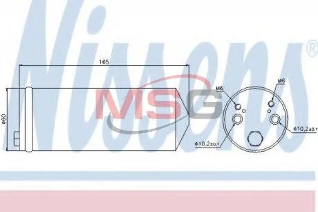 Осушувач кондиціонера NISSENS 95413