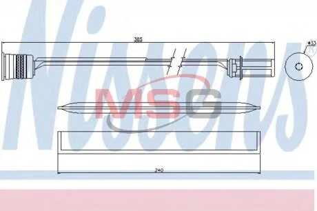 Осушувач кондиціонера NISSENS 95466