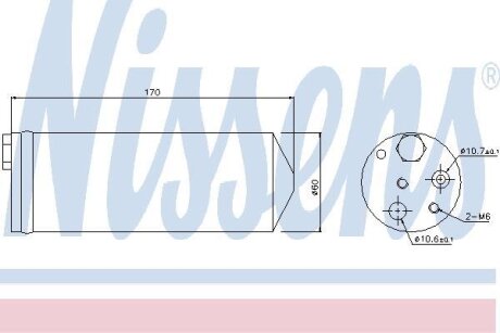 Осушувач кондицiонера NISSENS 95489