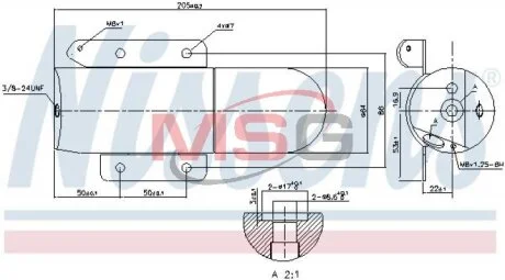 Осушувач кондиціонера NISSENS 95507
