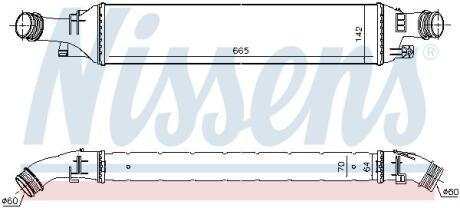 Інтеркулер AUDI Q3 2.0D 11- NISSENS 96298