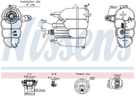 Розширювальний бачок NISSENS 996323