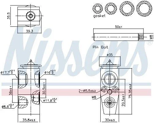 Клапан кондиціонера First Fit NISSENS 999445 (фото 1)