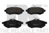 Колодки перед. Citroen C2 C3 1.1 8V (LUC) NK 221950 (фото 1)