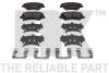 Гальмівні колодки диск.передні Hyundai i30, Kia Ceed,Rio III,Sorento II 1.1CRDi-2.4i 09- NK 223443 (фото 1)