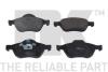 Колодки гальм.перед. Renault Megane II(всi моделi) дiск 15&quot; NK 223948 (фото 1)