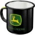 Емальована чашка John Deere - Logo Black NOSTALGIC-ART 43209 (фото 1)