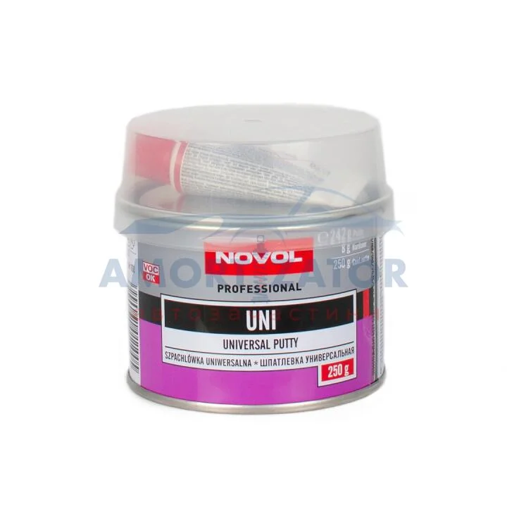 Шпатлівка UNI 0,25кг x24 NOVOL 1100 (фото 1)