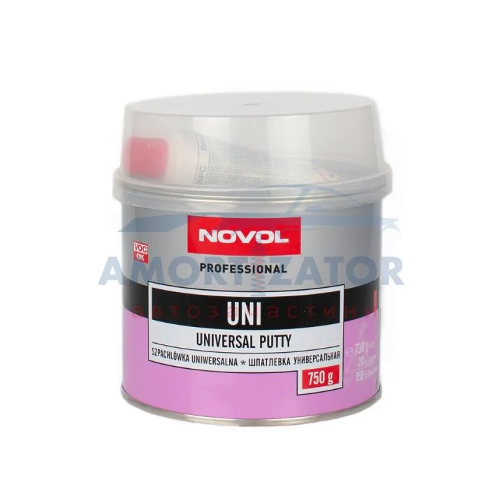 Шпатлівка UNI 0,75кг x12 NOVOL 1102 (фото 1)