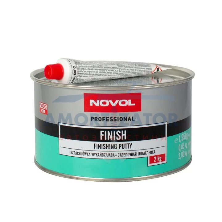 Шпатлівка оздоблювальна FINISH 2,00кг x6 NOVOL 1125 (фото 1)