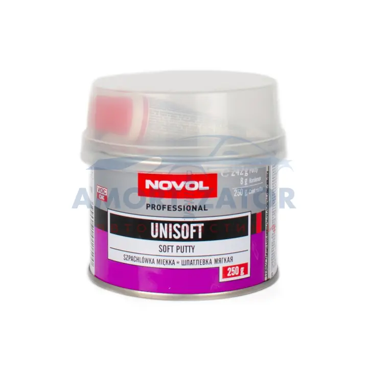 Шпатлівка UNISOFT 0,25кг x24 NOVOL 1150 (фото 1)