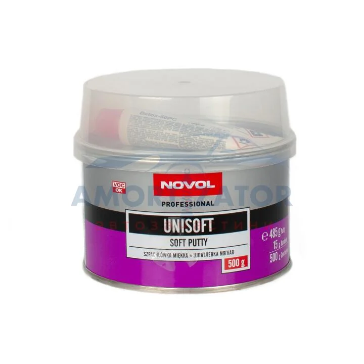 Шпатлівка UNISOFT 0,50кг x18 NOVOL 1151 (фото 1)