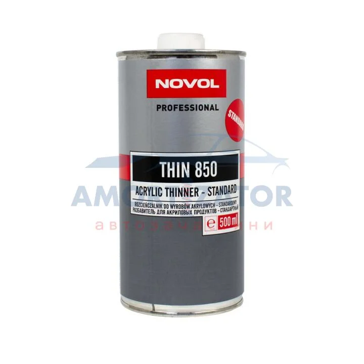 THIN 850 Розчинник для акрилових виробів - стандартний 0,50л x20 NOVOL 32101 (фото 1)