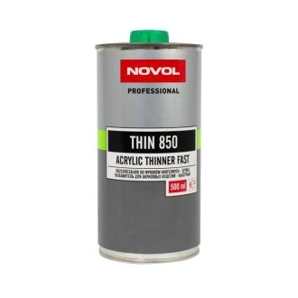 THIN 850 Розчинник для акрилових виробів - швидкий 0,50л x20 NOVOL 32111