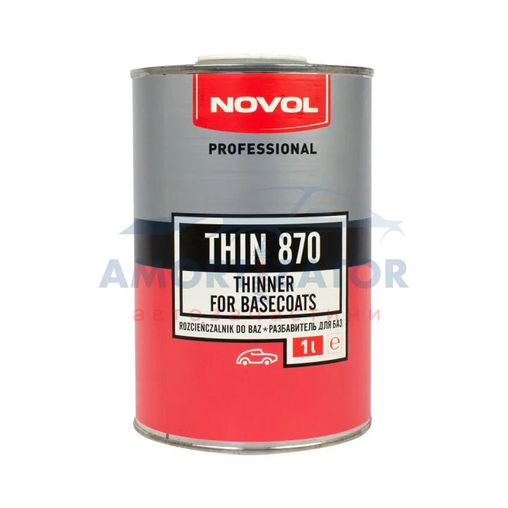 THIN 870 Розчинник для баз 1,00л x6 NOVOL 32142 (фото 1)