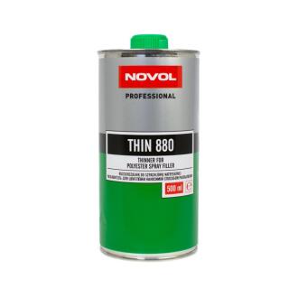 THIN 880 Розчинник для рідкої шпатлівки SPRAY 0,50л x20 NOVOL 32201