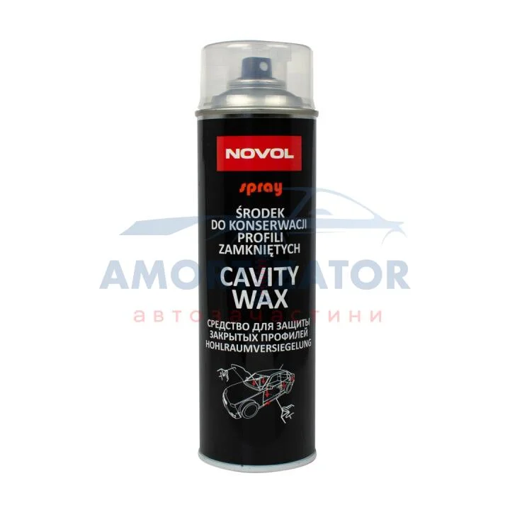 SPRAY CAVITY WAX 0,50л x6 NOVOL 34012 (фото 1)