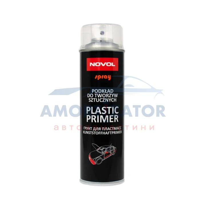 SPRAY PLASTIC PRIMER 500ML 0,50л x6 NOVOL 34482 (фото 1)