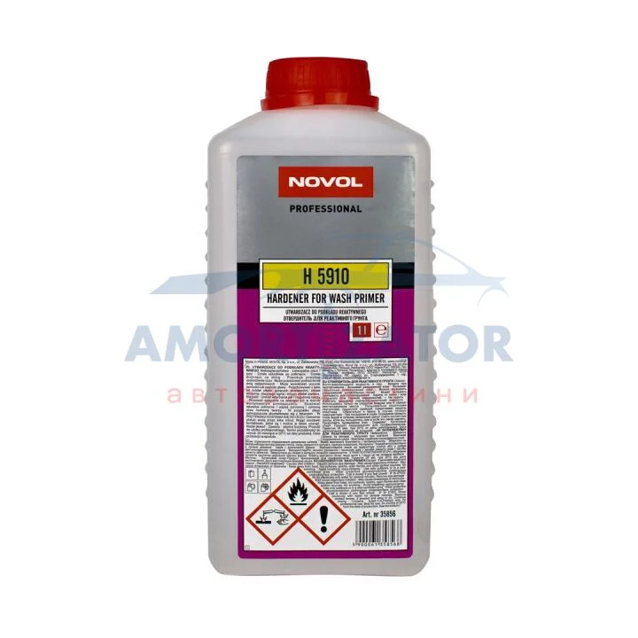 Отверджувач H5910 PROTECT 340 Реактивний грунт WASHPRIMER 1+1 1,0л x6 NOVOL 35856 (фото 1)