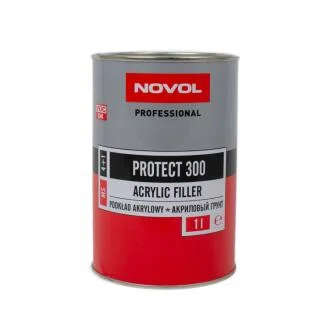 PROTECT 300 акриловий грунт 4+1 чорний 1,0л x6 NOVOL 37041