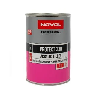 PROTECT 330 акриловий грунт 5+1 чорний 1,00л x6 NOVOL 37341