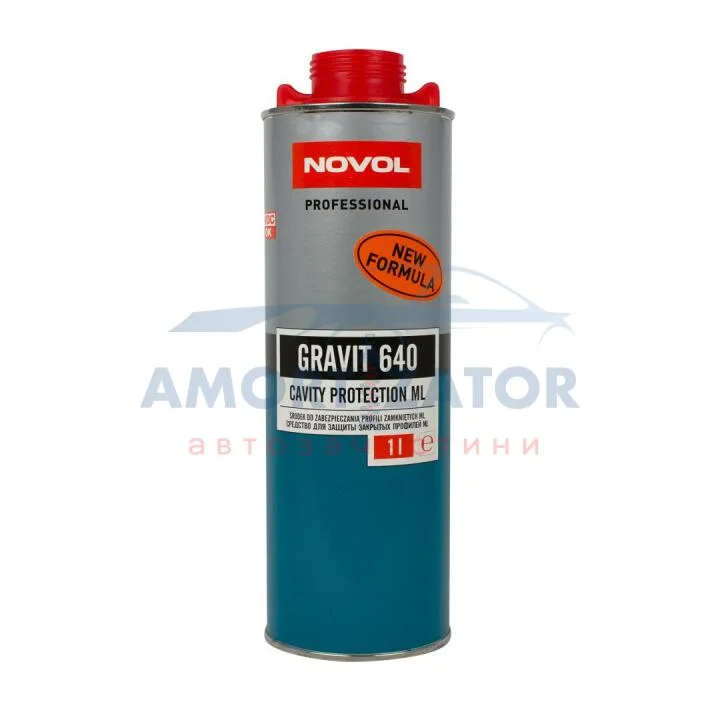 GRAVIT 640 Засіб для захисту закритих профілів кузова 1,0л x12 NOVOL 37701 (фото 1)