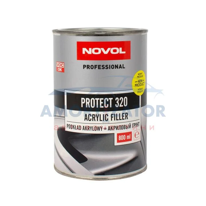 PROTECT 320 АВТОГРУНТ АКРИЛОВИЙ 4+1 0,8 л NOVOL 90114 (фото 1)
