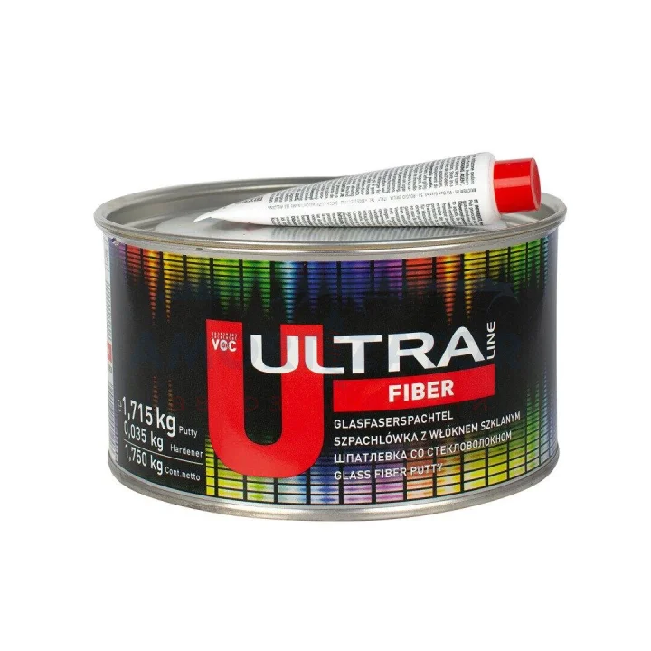 ULTRA LINE шпатлівка з скловолокном 1,75 кг x6 NOVOL 99124 (фото 1)