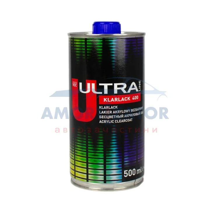 ULTRA LINE 400 акриловий лак 2+1 0,50л x6 NOVOL 99233 (фото 1)