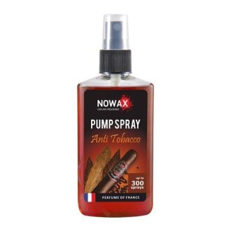 Автомобільний ароматизатор повітря PUMP SPRAY 75ml, Anti Tobacco, NOWAX NX07517