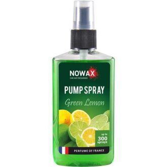 Автомобільний ароматизатор повітря PUMP SPRAY 75ml, Green lemon, NOWAX NX07523