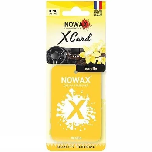 Автомобільний ароматизатор повітря серія "X CARD" - Vanilla NOWAX NX07536 (фото 1)
