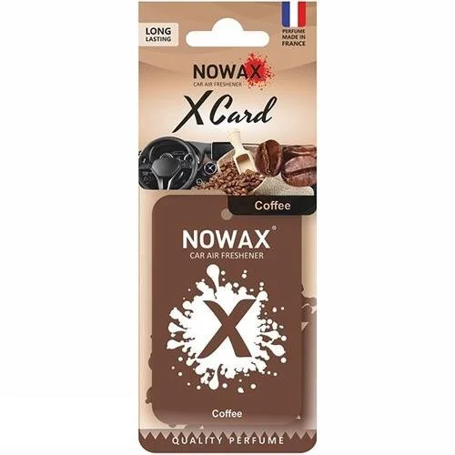 Автомобільний ароматизатор повітря серія " X CARD" - Coffee NOWAX NX07541 (фото 1)