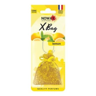 Автомобільний ароматизатор повітря полімерний X Bag - Lemon (20шт/ящ) NOWAX NX07551