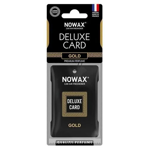 Ароматизатор целюлозний серія Delux Card 6 г-Gold NOWAX NX07731 (фото 1)