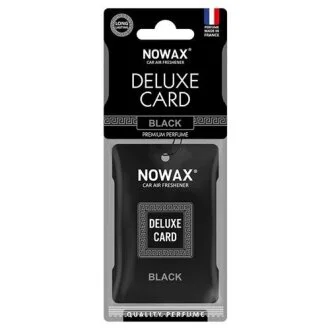 Ароматизатор целюлозний Nowax серія Delux Card 6 г. - Black NOWAX NX07733