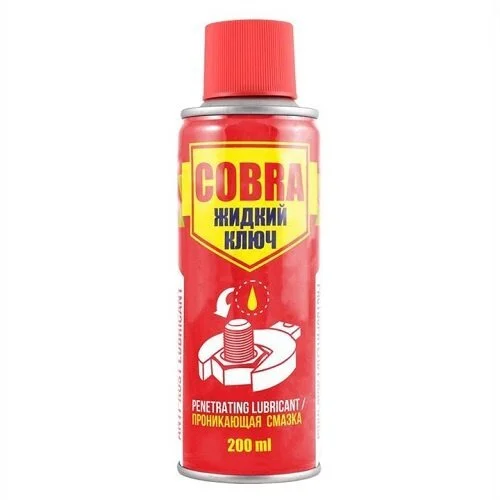 ANTI-RUST LUBRICANT COBRA, 200ml. Рідкий ключ. Професійна проникаюча змазка NOWAX NX20300 (фото 1)