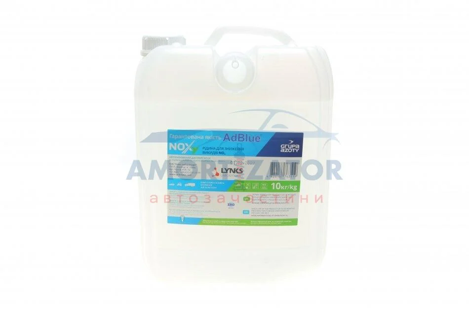 Рідина AdBlue, TM NOXу, 10кг NOXy ADBLUE10 (фото 1)