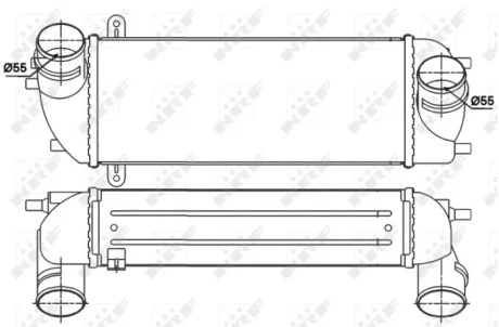 Радіатор інтеркулера NRF 30338
